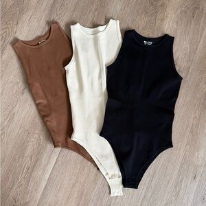 Women’s OQQ Bodysuits, Set of 3